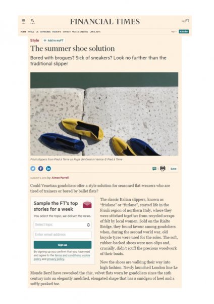 Ft.com, ViBi Venezia, 5th August 2016