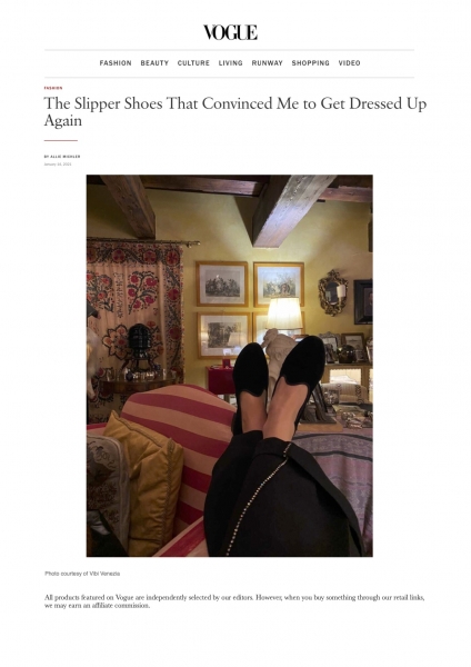 vogue.com/article/vibi-venezia-slipper-shoes ViBi Venezia 14.01.21