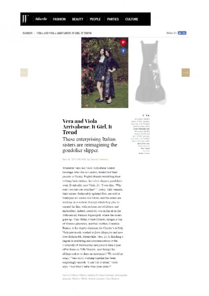 Wmagazine.com, ViBi Venezia, 16th June 2016