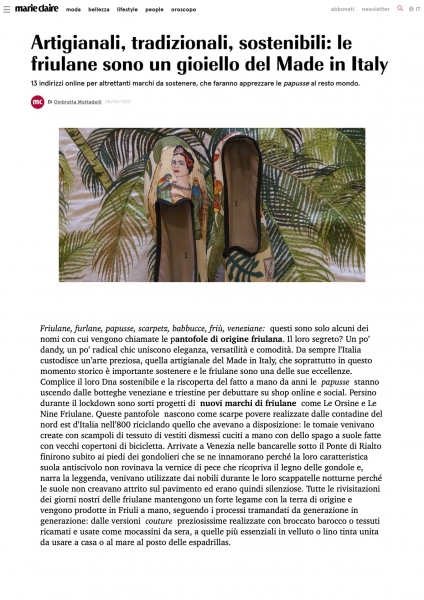 marieclaire.com/it/moda/scarpe ViBi Venezia 28.02.21