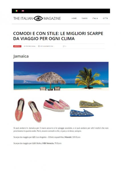 Theitalianeyemagazine.com, ViBi Venezia, 20th November 2015-page1