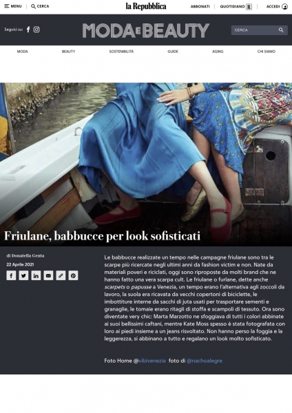 https://www.repubblica.it/moda-e-beauty/2021/04/22/foto/friulane_scarpe_da_avere_look-296582741 22.04.21 ViBi Venezia